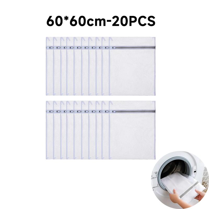 Zippered Mesh Laundry Bag Polyester Laundry Wash Bags Coarse Net Laundry Basket Laundry Bags for Washing Machines Mesh Bra Bag