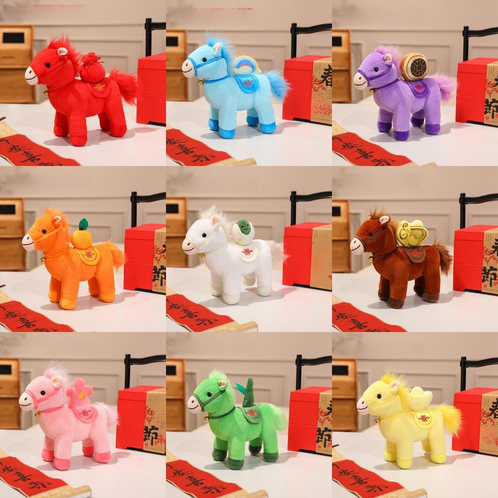 Traditional Horse Plush Doll With Soft Plush Material For Celebrations And Home Decoration
