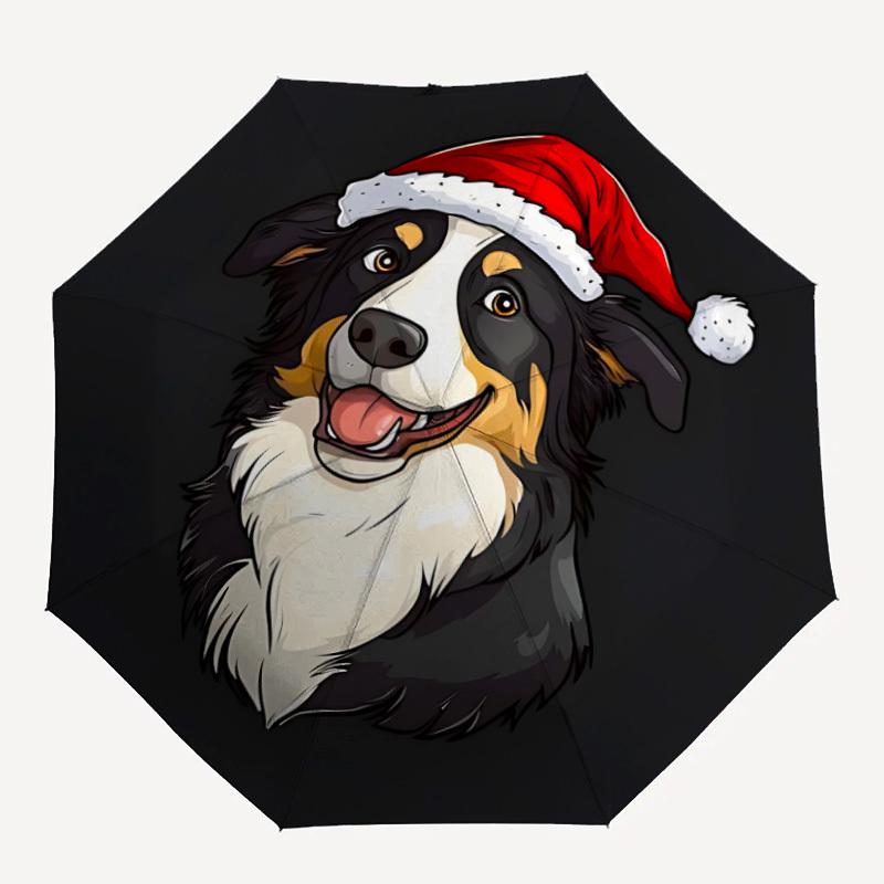 

1PC Christmas Dog Automatic Opening And Closing, Sturdy Iron Frame, Portable Folding Design, Suitable For Men And Women In All Seasons74