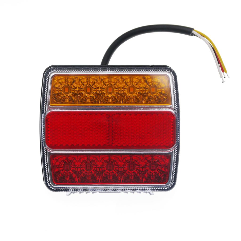 Eonstime 1 Set 12V 10m 10 LED Trailer Light Kit tail light Trailer Lights License Plate Light Lamp high quality waterproof IP68
