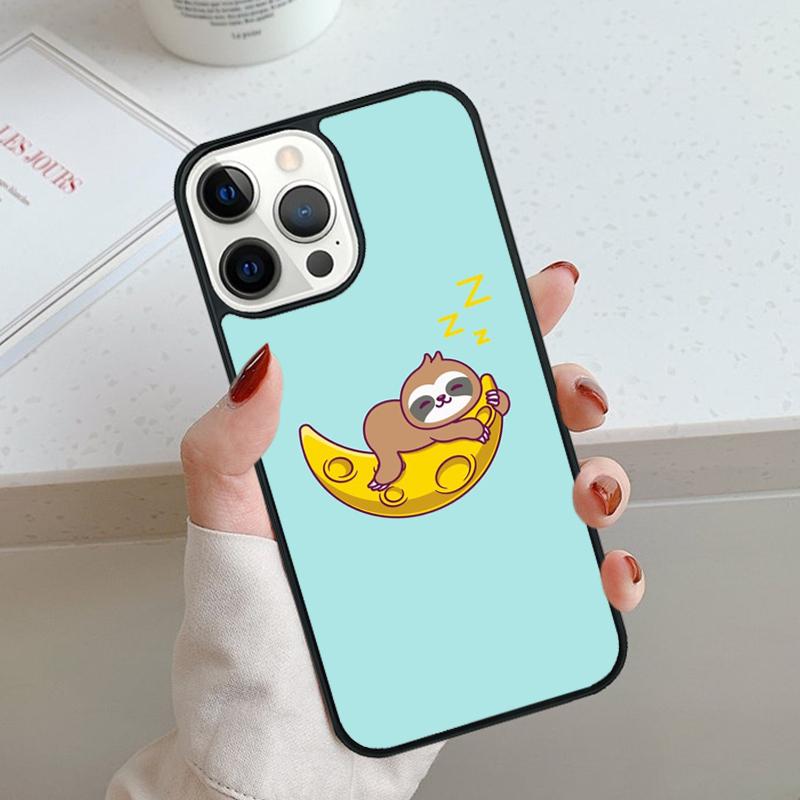 Sloth Stack Phone Case For iPhone 17 Air 11 12 13 14 15 16 16e Pro Max Cover For apple Max Plus Coque Shell