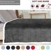 Luxurious Sherpa Flannel Fleece Blanket Soft Plush Warm Thickened Comfort