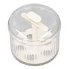 Extruded Meatball Maker with Lid 5 Hole Manual Press Transparent Meatball Maker for Home Kitchen
