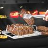 Foldable Barbecue Roasting Rack Rust-Resistant Grill Rack Stainless Steel Rib Rack  Easy To Store