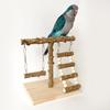 Ladder Toy for Bird Perch Stand Grinding Scratchers Perch Swing Molar Chew Toy for Parrots Parakeets Toy Bird