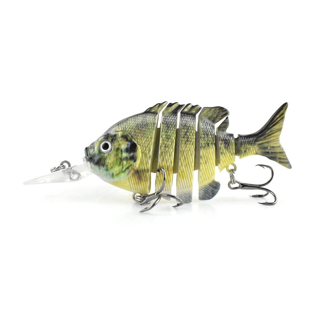 80Mm 16.8G Mini Long Tongue Board Sunfish Luya Bait Talk About Water Sea Fishing Bait Hard Bait Luya Bait Multi-Section