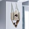 Door-Mounted Cat Hammock Double Layer Adjustable Cat Climber Comfortable Breathable Removable Kitten Lounging Home