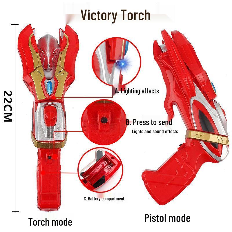 Victory Torch Galaxy Spark Summoner Monster Red King Vinyl Toy for Kids