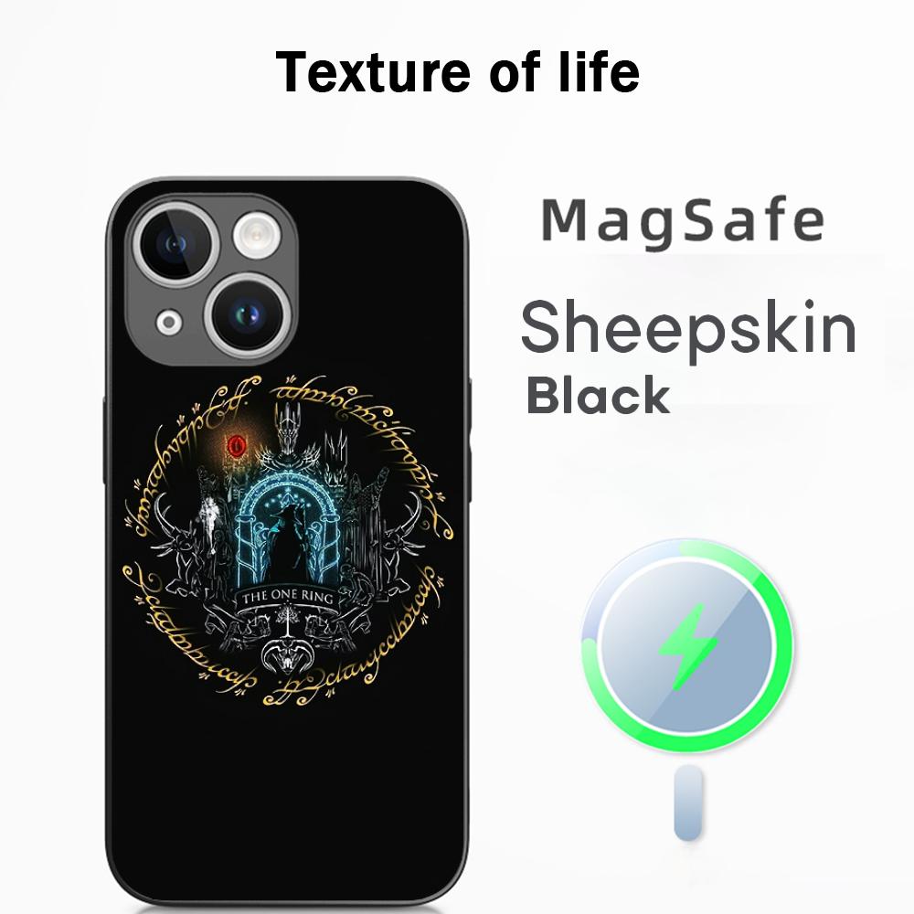 Lord R-rings Rohir-rim cool poster Phone Case For iPhone 17 16 15 14 13 12 Plus Pro Max High-end Luxury Magsafe Sheepskin