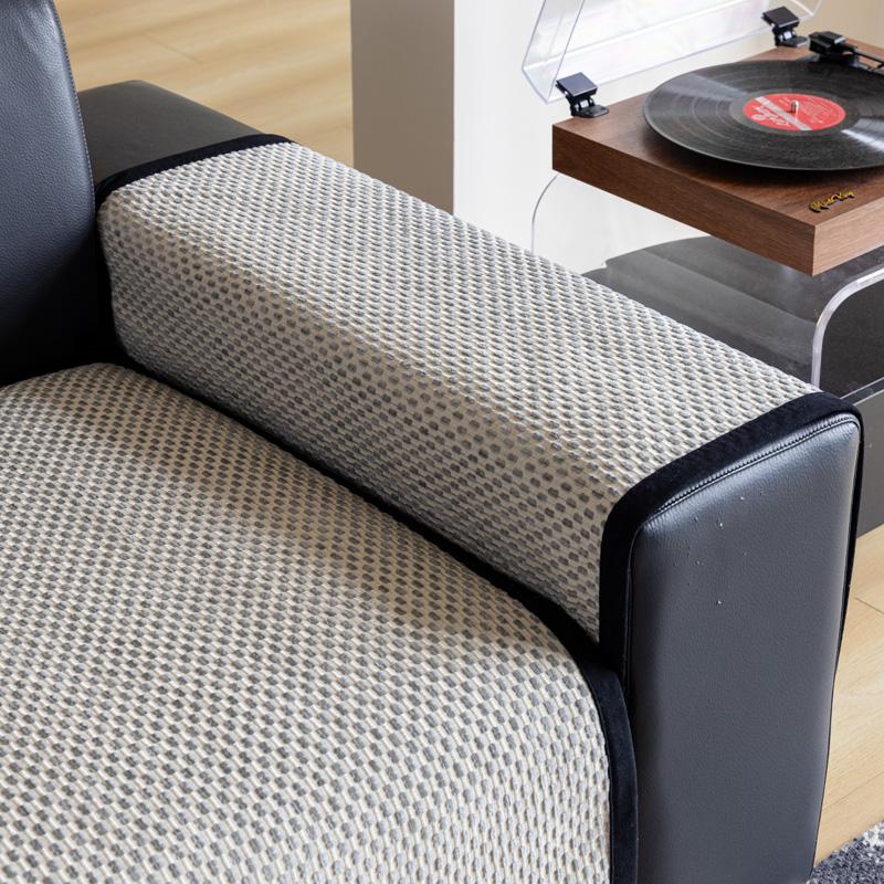 1PC-Middle Ancient Style Bean Velvet Sofa Cushion, New Fixed Anti Slip, Light Luxury Living Room Sofa Cushion