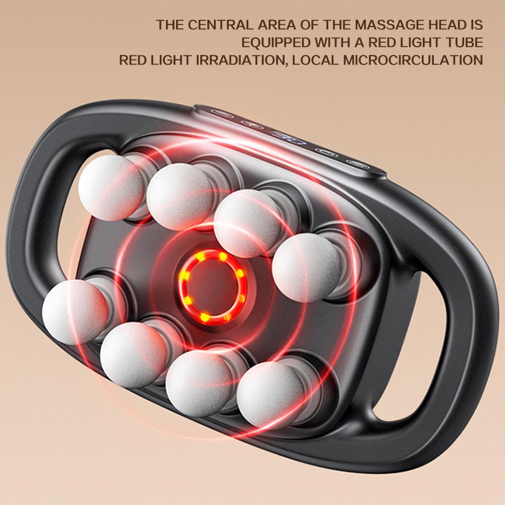 Muscle Roller Massager Deep Tissue Massage Stick FMassage Roller With Handle Muscle Pain Relief Body Massage Relax Tool Type C Charge