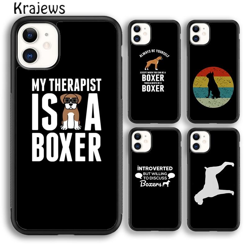 Krajews Anatomy Of A Boxer Dog Phone Case Cover For iPhone 17 Air 16 15 14 Plus 11 12 13 Pro Max Coque Shell Fundas