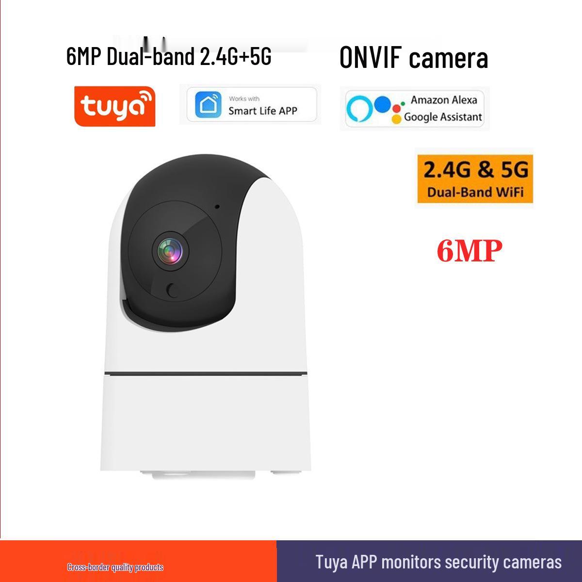 

Graffiti 5G Dual-Band HD Tuya Smart 5MP Indoor Security Camera