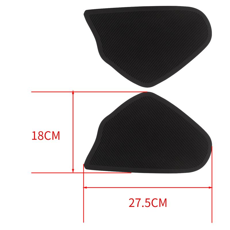 For BMW K100 K100LT K100RS K100RT K 100 Tank Rubber Pad Sticker Protect Knee Grip Decal Non-slip Stickers Motorcycle Accessories