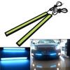 1/2pcs 17cm Universal Waterproof Daytime Running Lights COB Fog Lamp Car Styling Led Day Light DRL Lamp Fog Bar Lamp Strip Light