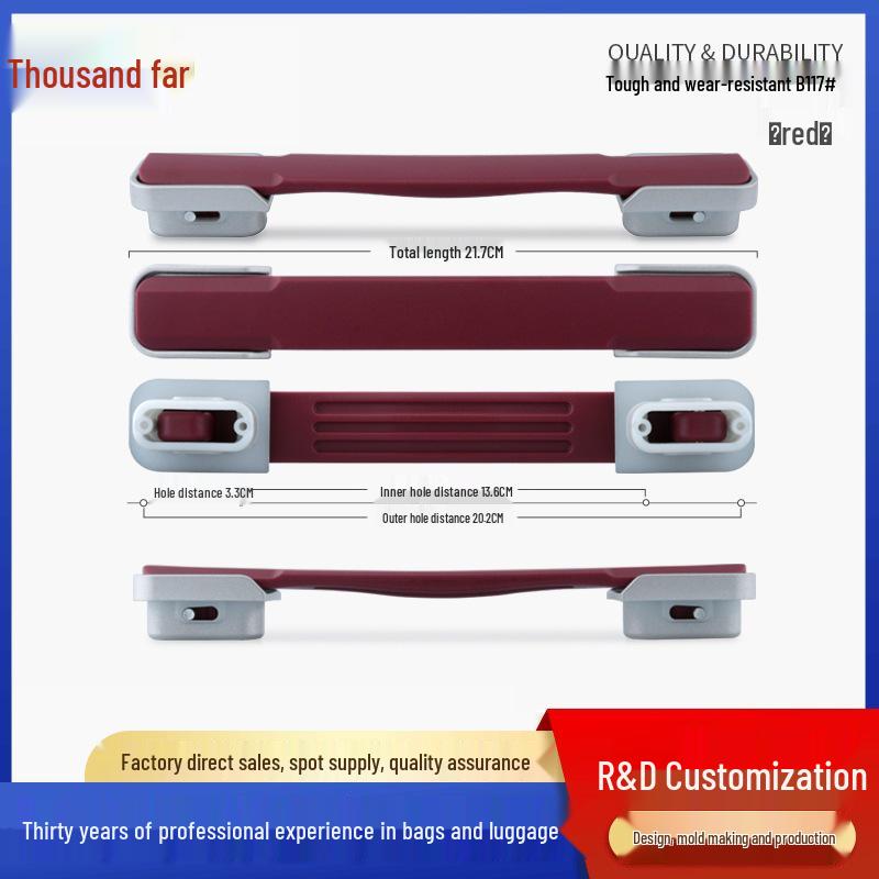 Luggage Handle Replacement & Repair Kit - Leather Case & Bag Accessories