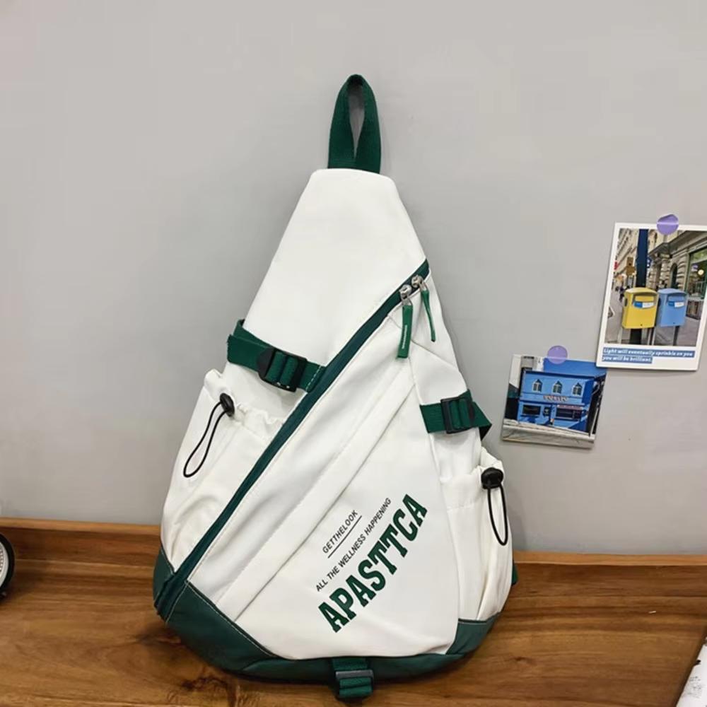 

New Y2k Portable Light Nylon Crossbody Bag Trendy Rucksack Travel Shoulder Bag Casual knapsack Outdoor Sports Unisex Chest Packs