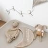 Letter Board Reusable Oak Moon Message Board Wooden Decoration Baby Photo Props for Kids Room
