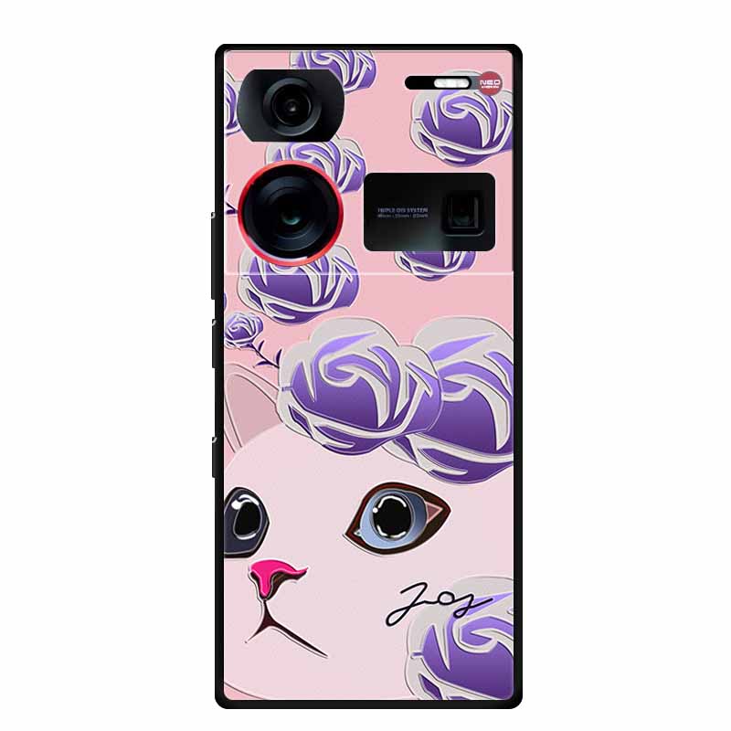 3D Emboss Case For ZTE Nubia Z60 Ultra Phone Case Flowers Soft Silicone Coque For Nubia Z60 Ultra Back Cover Cases Z 60 Z60Ultra