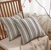 Federe Cuscino Decorativo Strisciate Texturizzate Stile Boho Farmhouse per Arredo Casa Soggiorno Letto