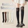 Solid Color Girl's Stacked Socks Soft Knee High Socks Fashion Women's Long Socks  Lolita Style