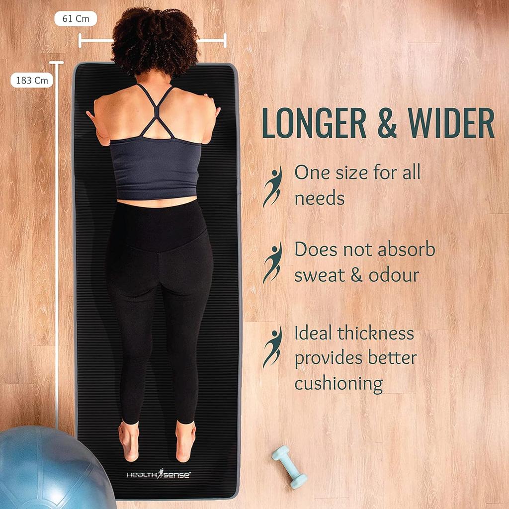 Yoga Mat for Women & Men | Exercise Gym Mat TPE Material, Anti-Slip Design, 5mm Thick, Dual Color