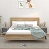 821867 vidaXL Bedside Tables 2 Pcs Concrete Grey 40x35x50 Cm