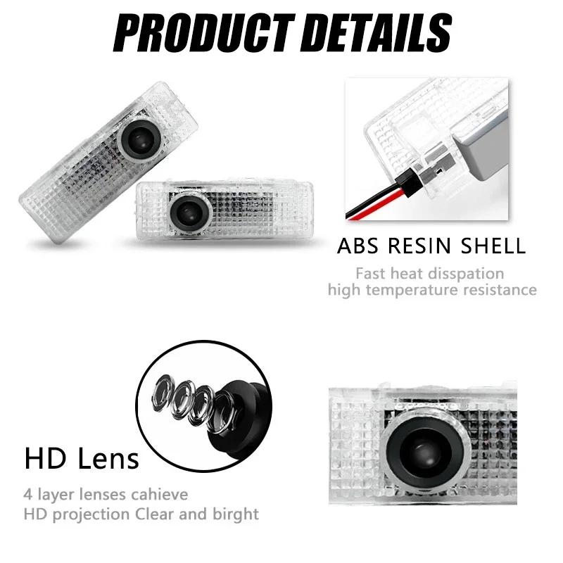 Led HD Car Door Logo Welcome Light Projector Lamps Accessories For MINI Cooper S Works JCW R55 R56 R50 R53 R60 R61 F54 F55 F56 Lzkpf00