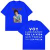 Rapper Melendi La Promesa Letters Print Tshirt Unisex Unisex Fashion T shirts Short Sleeve Casual 100Cotton Tee Fan Gifts Tops