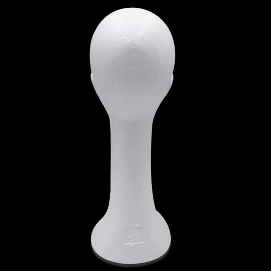 Head Model Abstract Long Neck Foam Female Mannequin Wig Hat Glasses Display Stand Model for Business
