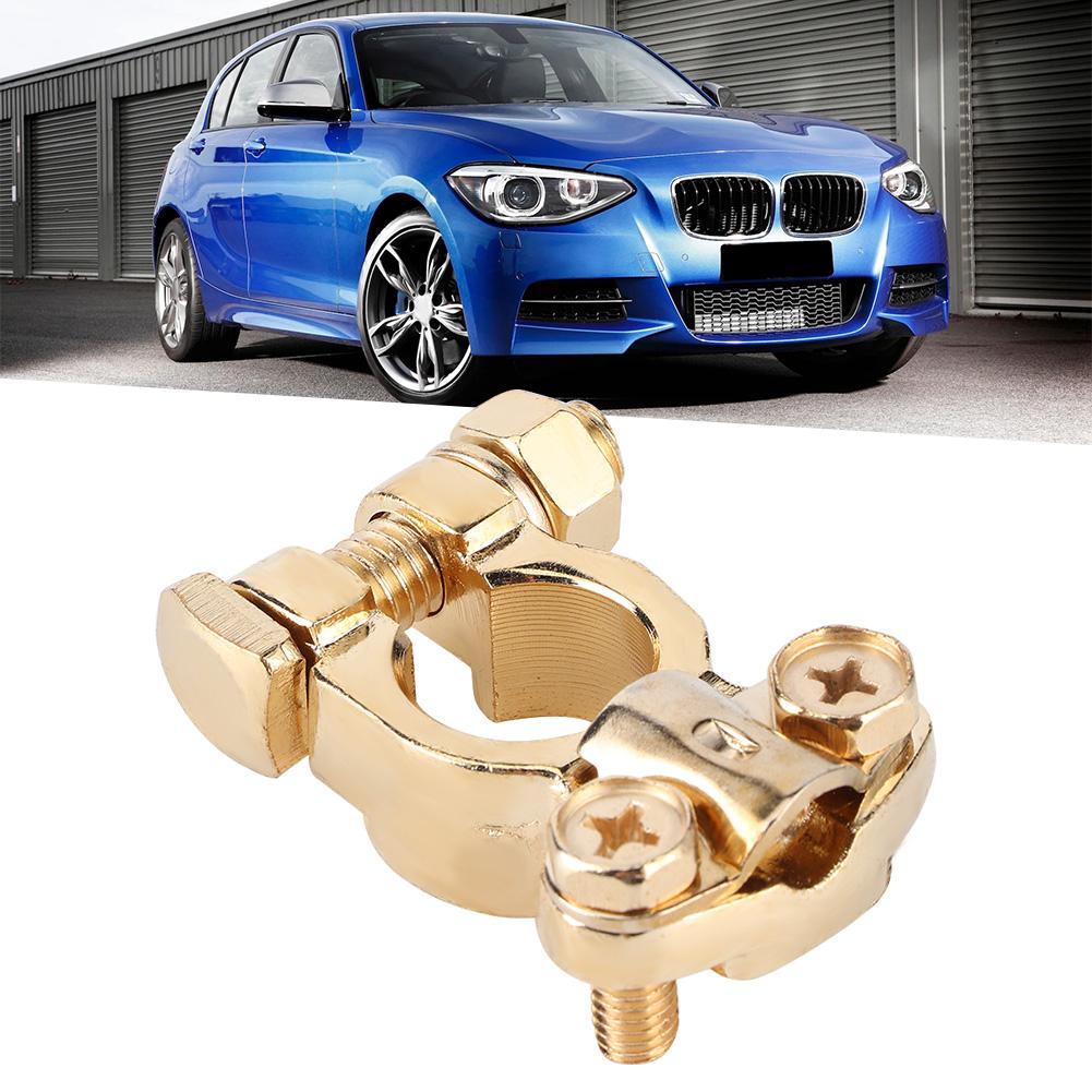 Battery Terminal 17‑18.5 Pure Brass for Car Truck Bolt Positive and Negatice Pole
