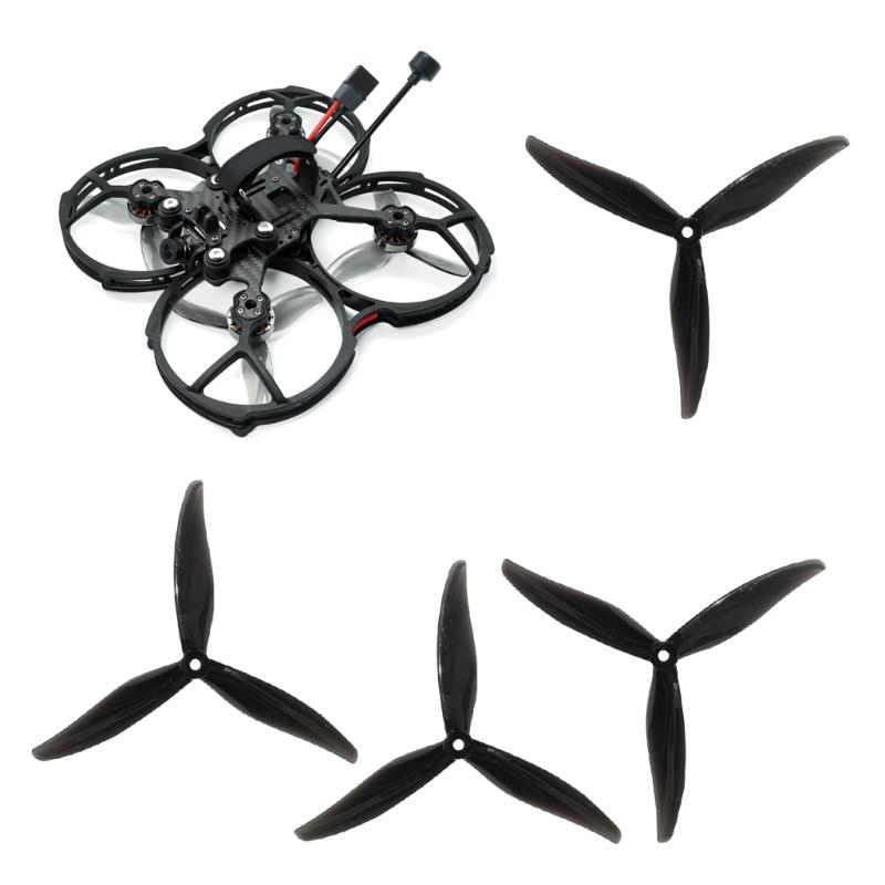 2Pairs 7043 7X4X3 3-Leaf PC Propellers for Remote Control FPV Racing 2205 7inch Long Ranges LR7 Drones DIY Parts