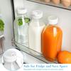 2PCS 32OZ Glass Milk Bottle Sealed Glass Water Jug Creative Milk Pitcher  Office
