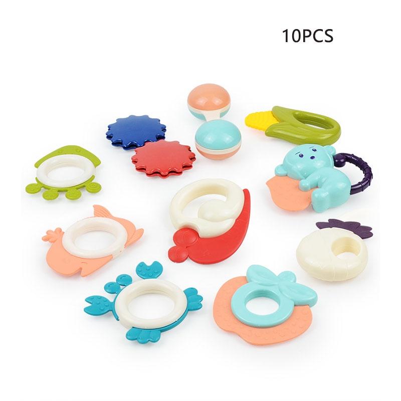 

Подарочный набор погремушек для новорожденных, 10 предметов