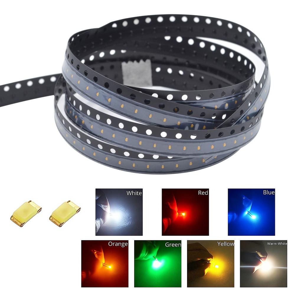 200 STÜCK SMD SMT 5730 0,5W 6000-6500k 3,0-3,2V Ultrahell Warmweiß Rot Blau DIY LED Leuchtdioden Chip Licht Oberflächenmontage