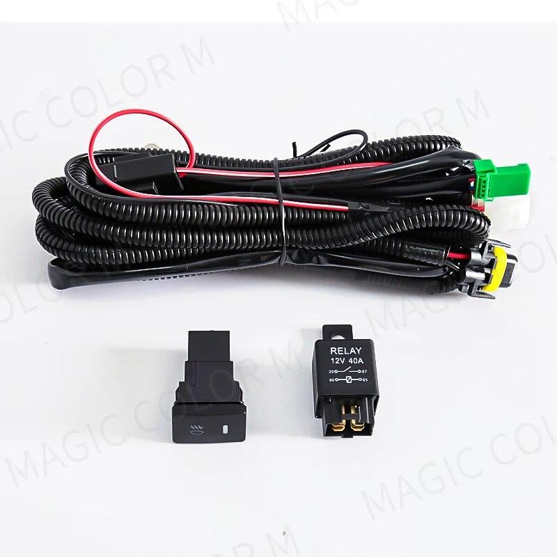 

Светодиодные противотуманные фары для Mitsubishi ASX 2011 2012 2013 DRL дневные ходовые огни противотуманные фары галогенная крышка рамка капота 12 В Wires Only