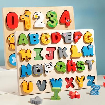 Puzzle digital tridimensional infantil educación temprana iluminación emparejamiento 26 letras inglesas tablero cognitivo juguete de bloques de construcción educativo