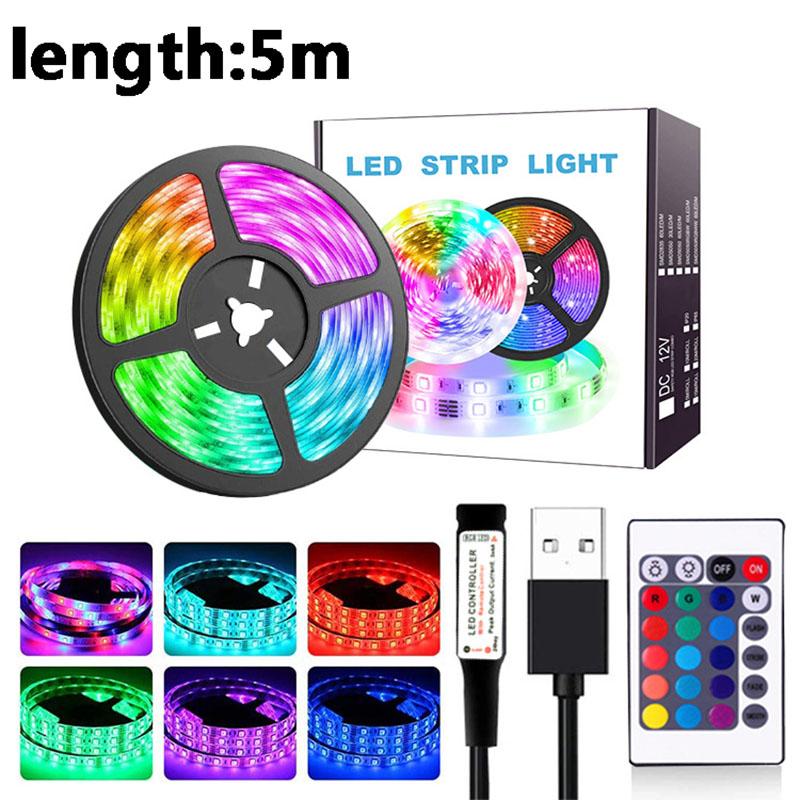 LED Strip WIFI RGB Led Color Changeable Flexible LED Strip Light + USB