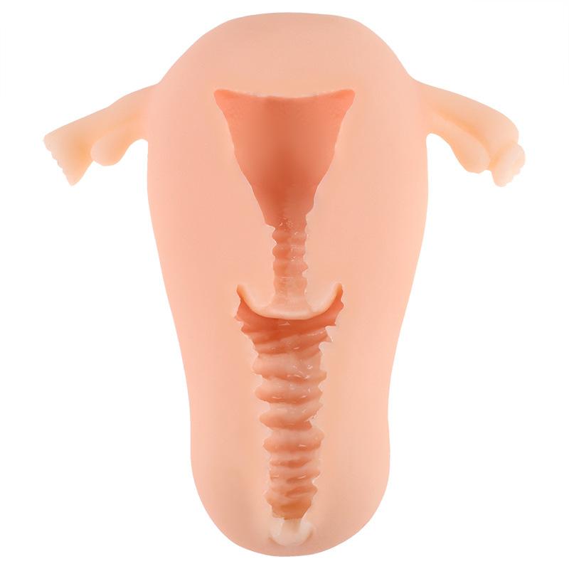 Men's Masturbator Uterus Shaped Super Real Skin Feel Vagina Uterine Sex Adult Toy