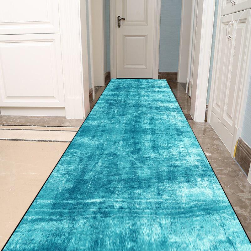 Covor de Coridor Culoare Uni Antiderapant Verde Covoare de Zonă pentru Hol Stil Lux Decor Acasă Covor de Hol Covoraș de Intrare pentru Pridvor Personalizabil