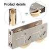 Stainless Steel 828 Type Pulley Sliding Door Window Roller Wheels Aluminum Alloy Glass Window Hardware Accessories