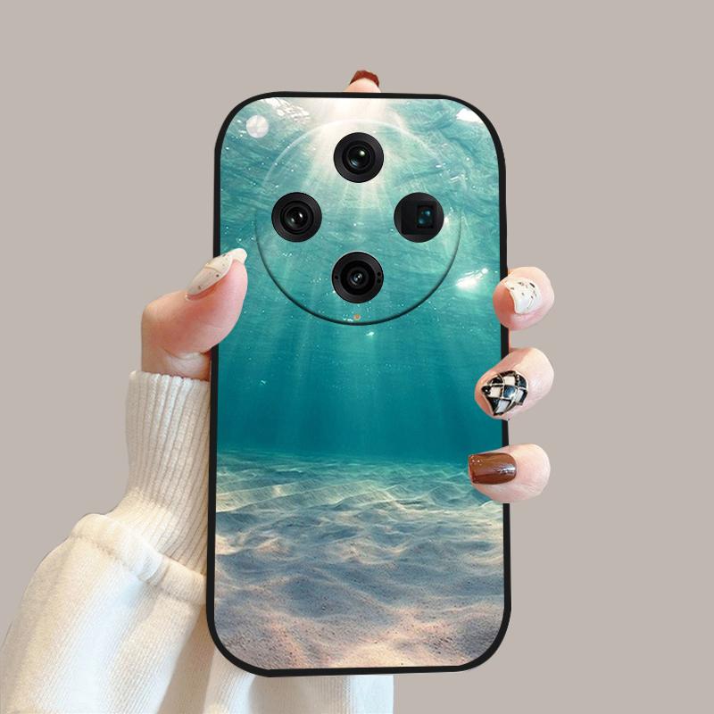 Stylish Phone Case For Oppo Find X8 Pro Coque PKC110 Silicone TPU Soft Cover For Oppo FindX8 5G Phone Shockproof Bumper Fundas