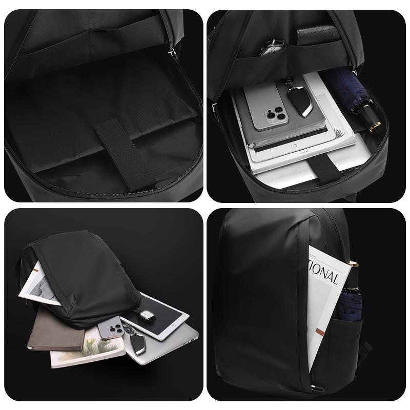 Schoolbag new waterproof backpack large capacity multi-function computer bag commuter business backpack short business trip backpack