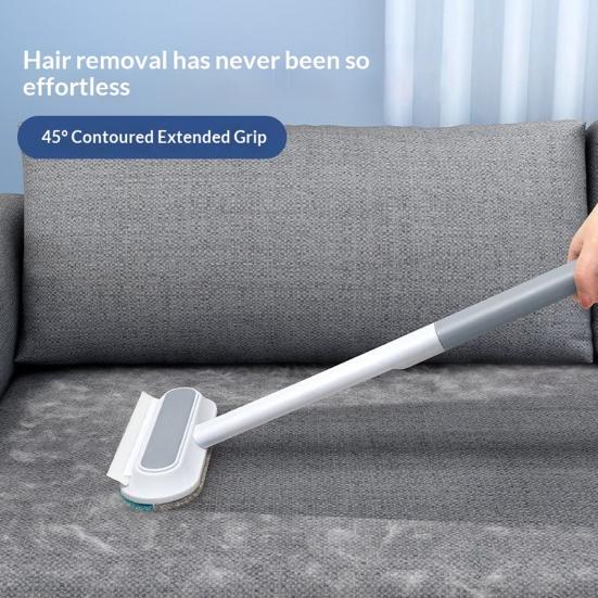 Furniture Pet Hair Remover Reusable Lint Remover Long Handle Pet Hair Removal Tool