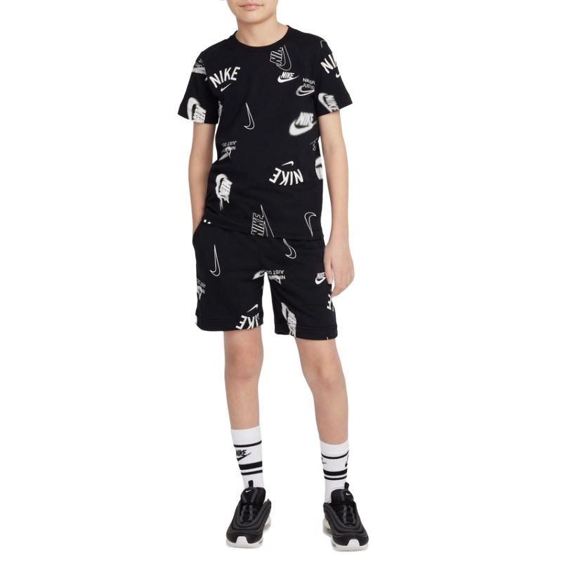 Nike Kids T Shirts Crew Neck Moderate HQ9292-010