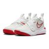Nike Team Hustle D11 PS Summit White Track Κόκκινα παιδικά αθλητικά παπούτσια DV8994-102
