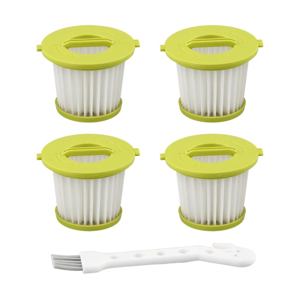 Vacuum Filter Package for PCL700 PCL704 CL705 18V 4 Standard Filters with Cleaning Brush for Effective Maintenance
