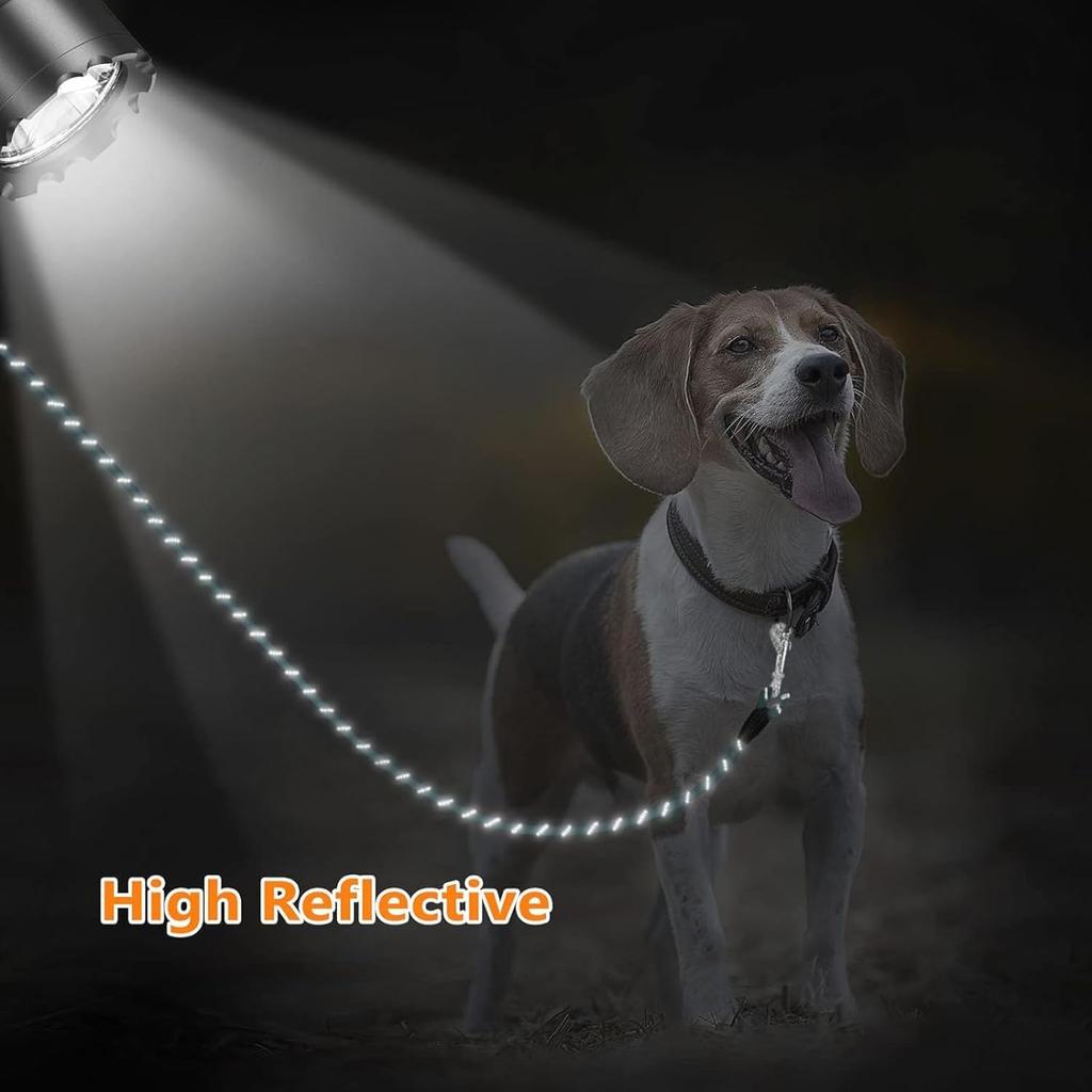 BetterJonny 15FT Multifunctional Reflective Dog and Cat Leash for and Small Suitable for Outdoor and Backyard Leash, Shoulder-Mounted Large, Medium,