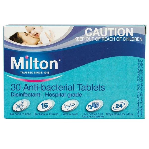 Milton Antibacterial 30 Tablets