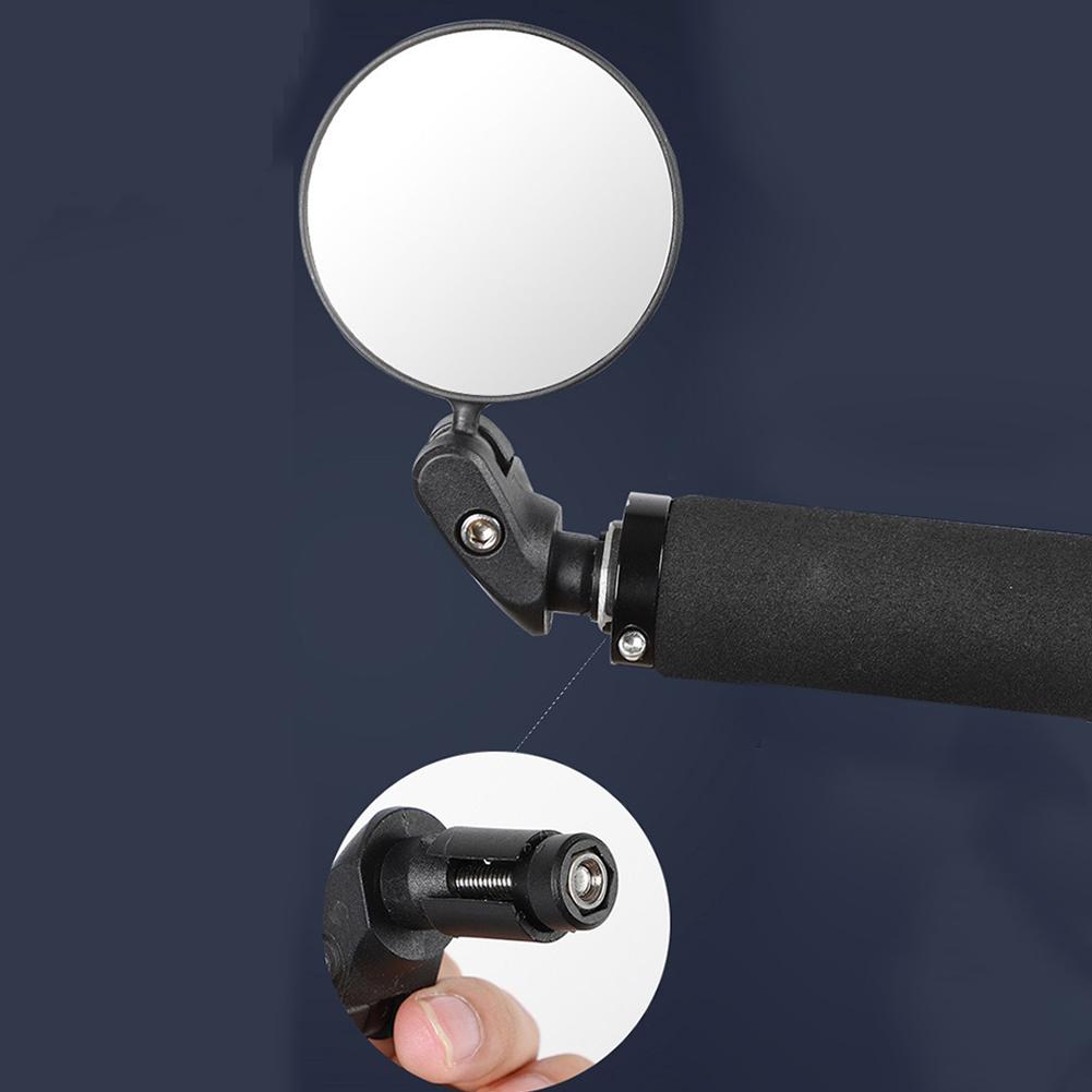 Bike Mirror, Bar End Bicycle Mirror, Safe Adjustable Rearview Cycle, Bicycle Rearview Mirror, Folding Convex Rear View Mirror, Round Motorbike Side Mi
